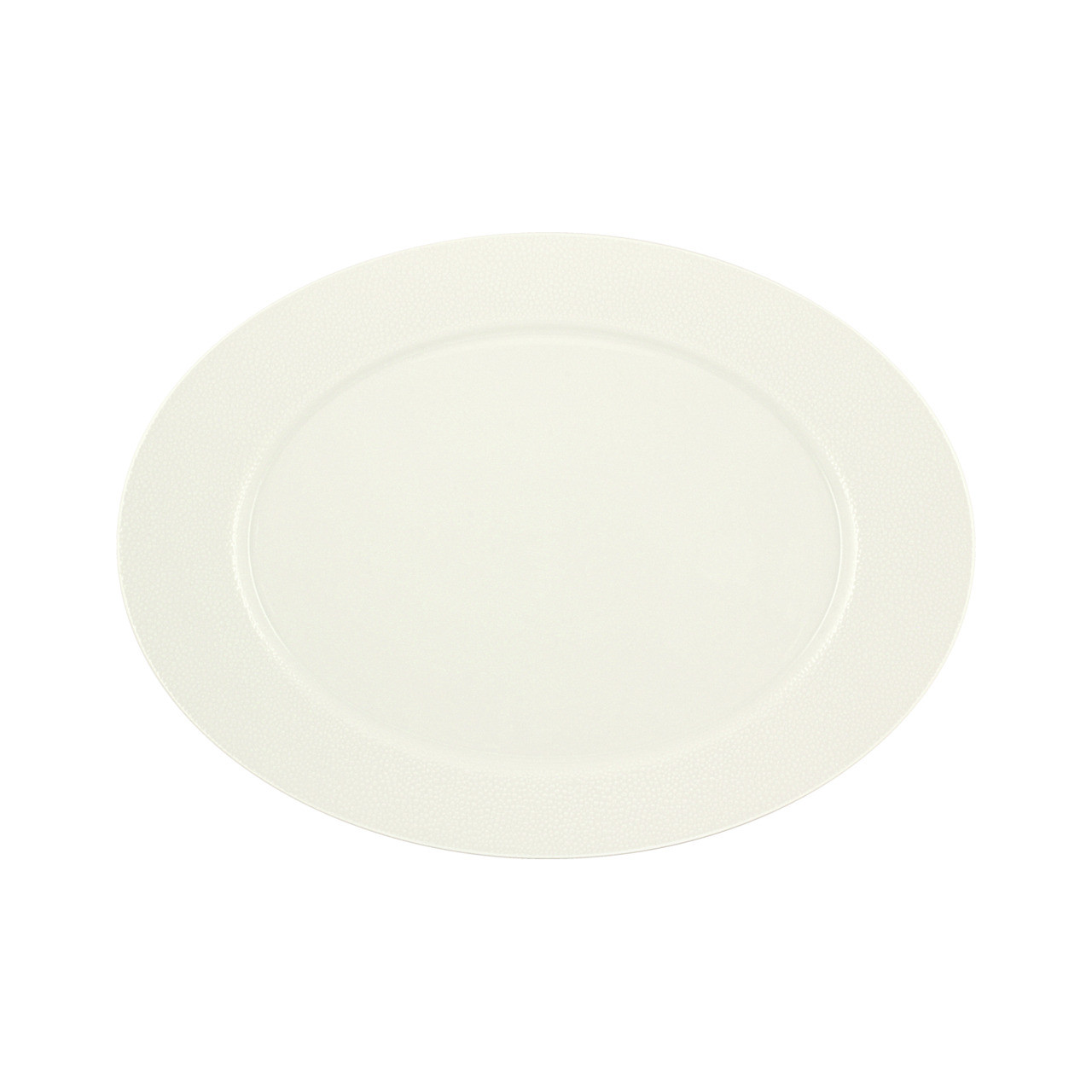 Pearls, Platte oval Fahne 330 x 244 mm light